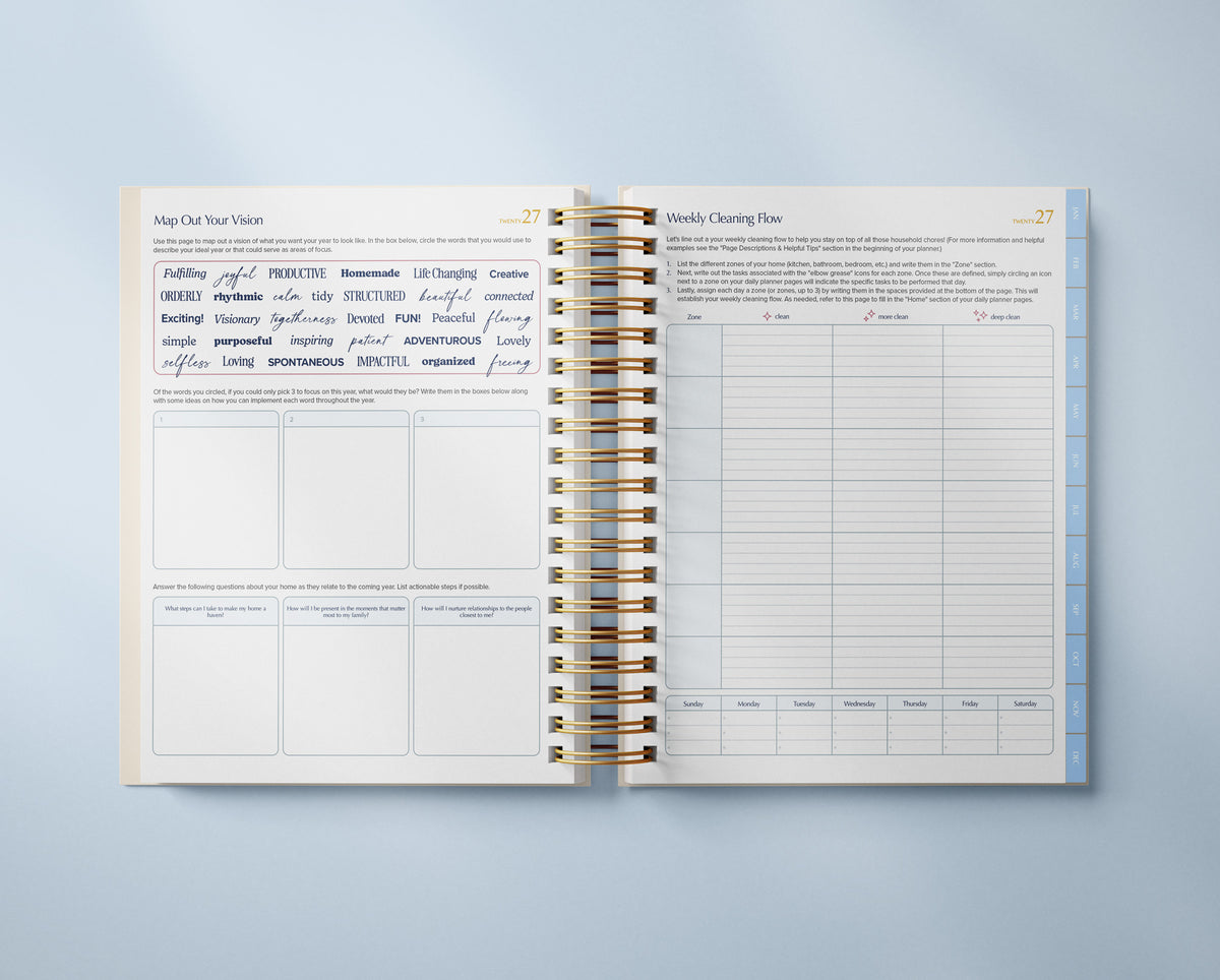 The Well Ordered Day Planner - 2027 Edition (PRE-ORDER)