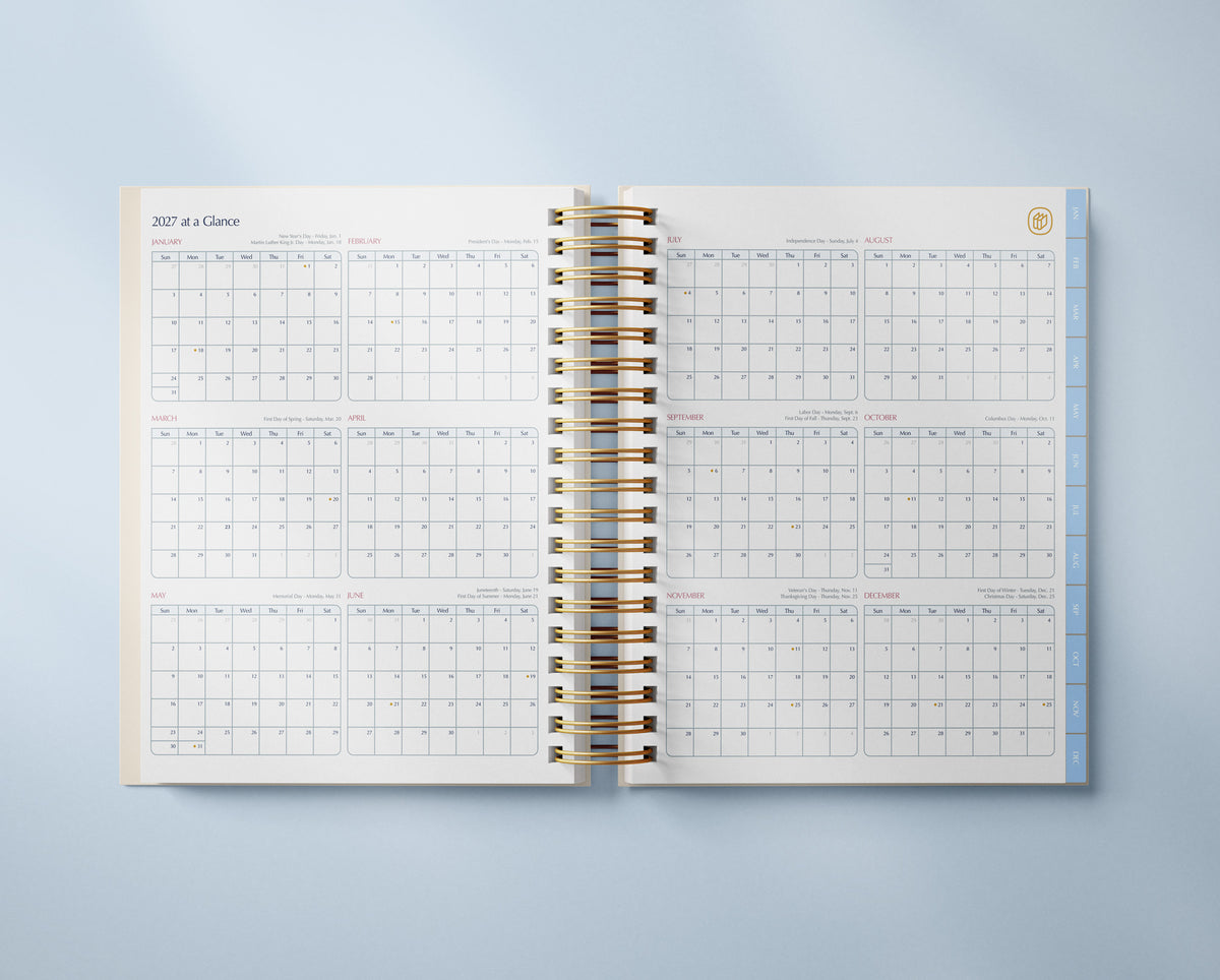 The Well Ordered Day Planner - 2027 Edition (PRE-ORDER)