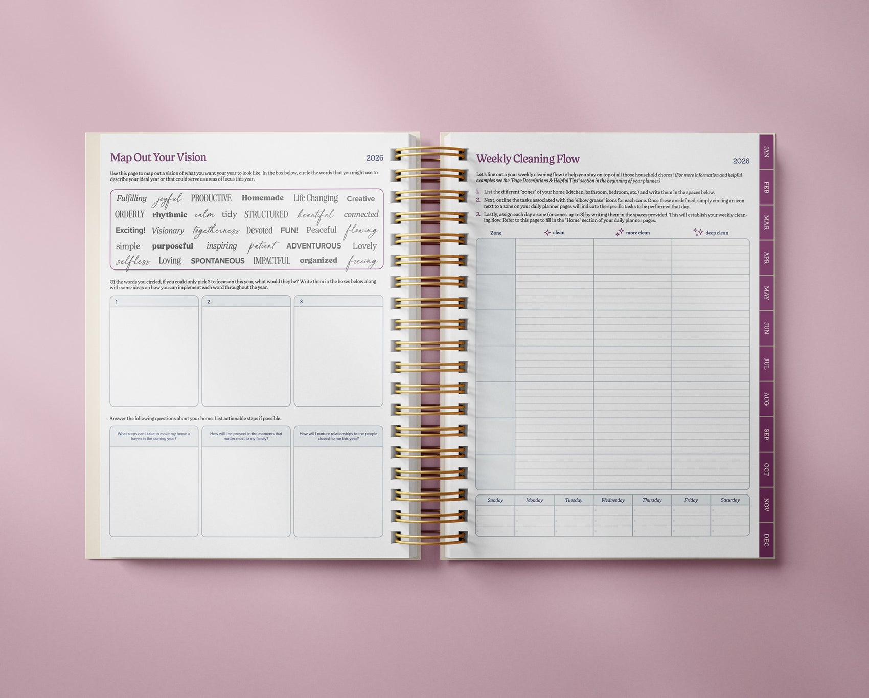 The Well Ordered Day Planner - 2026 Edition