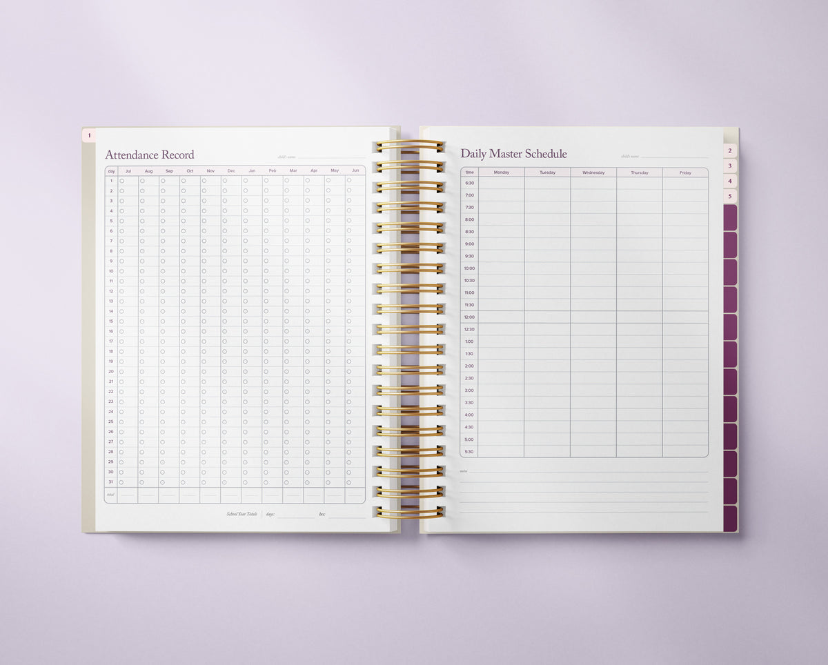 The Well Ordered Homeschool Planner - Undated Edition (PRE-ORDER)