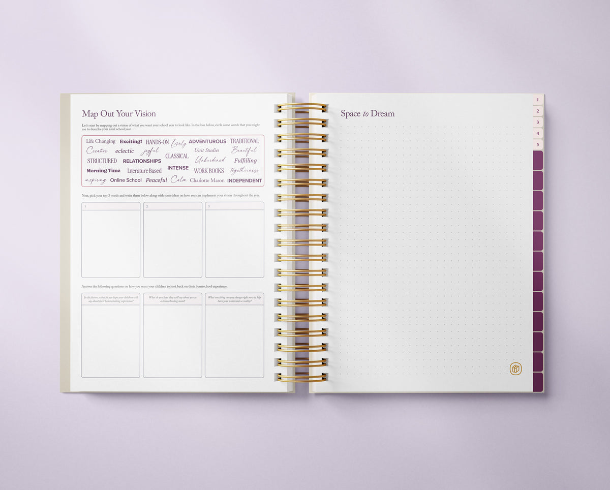 The Well Ordered Homeschool Planner - Undated Edition (PRE-ORDER)