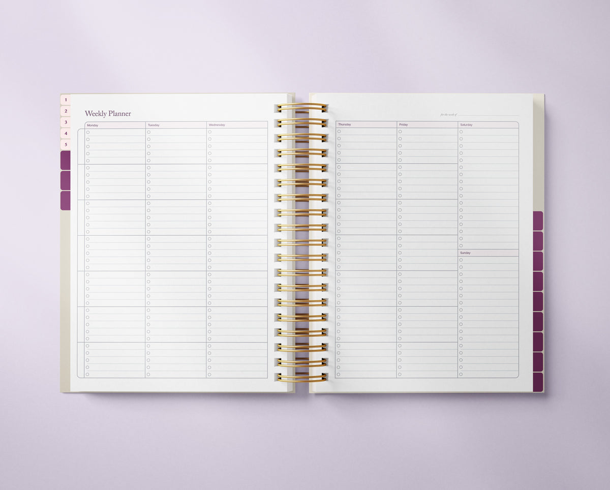 The Well Ordered Homeschool Planner - Undated Edition (PRE-ORDER)