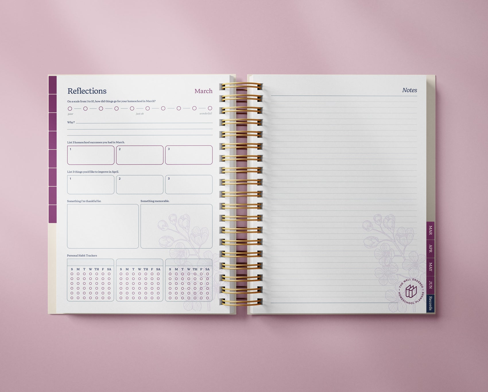 The Well Ordered Homeschool Planner - 2025-2026 Edition (Blemished)