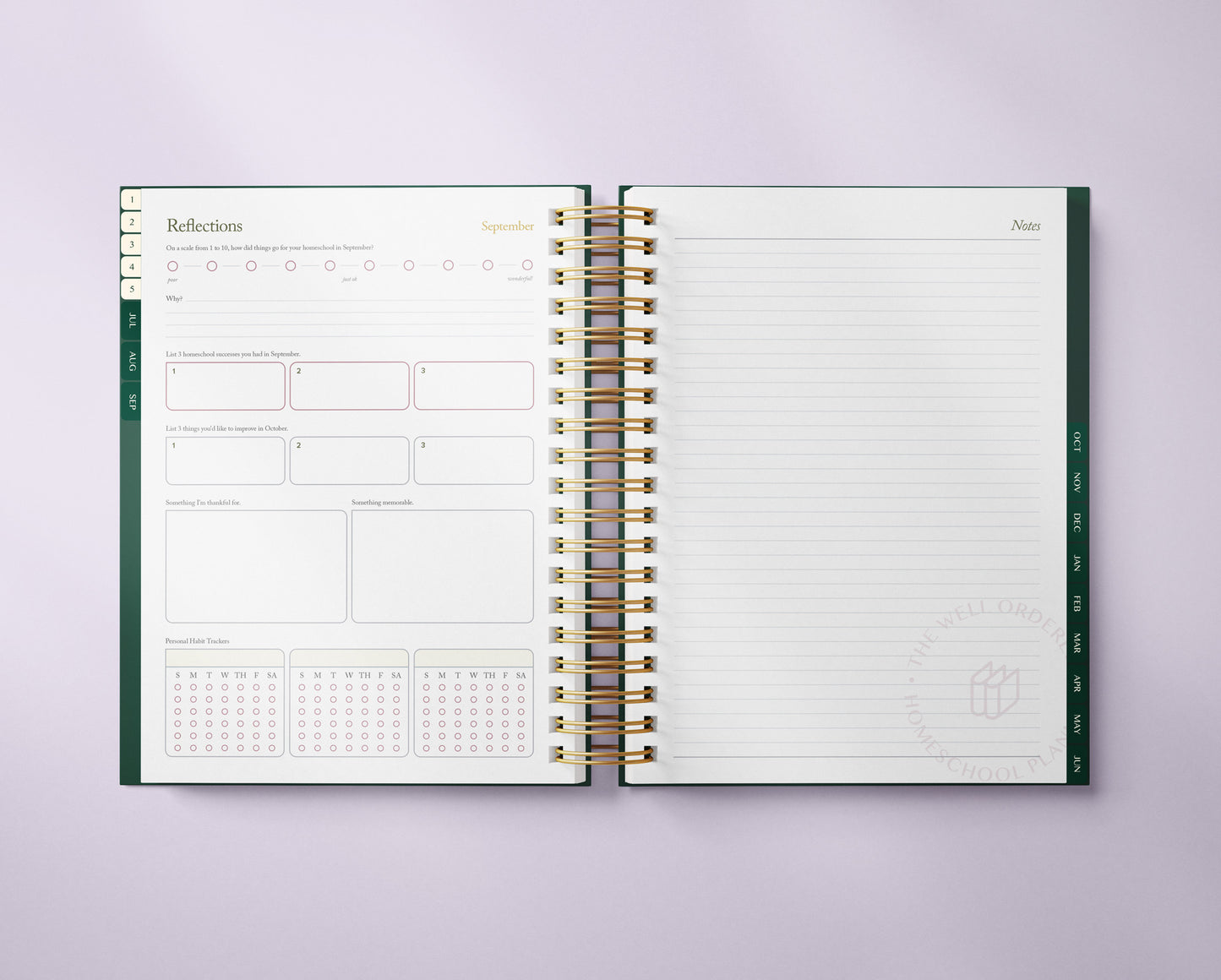 The Well Ordered Homeschool Planner - 2026-2027 Edition